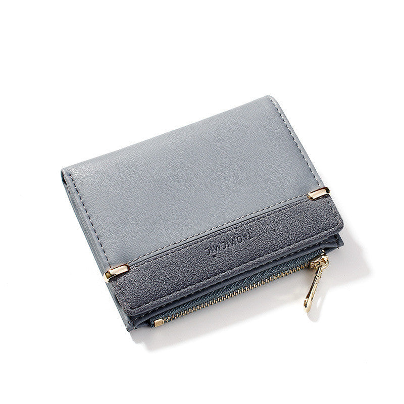 Compact Leather Mini Wallet